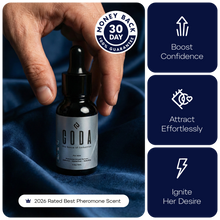 GODA Pheromones Cologne for Men Infused with Real Pheromones – Citrus and Lavender Scent – Sophisticated Fragrance for Confidence and Presence – Perfume for Men – 15ml/0.50 fl oz