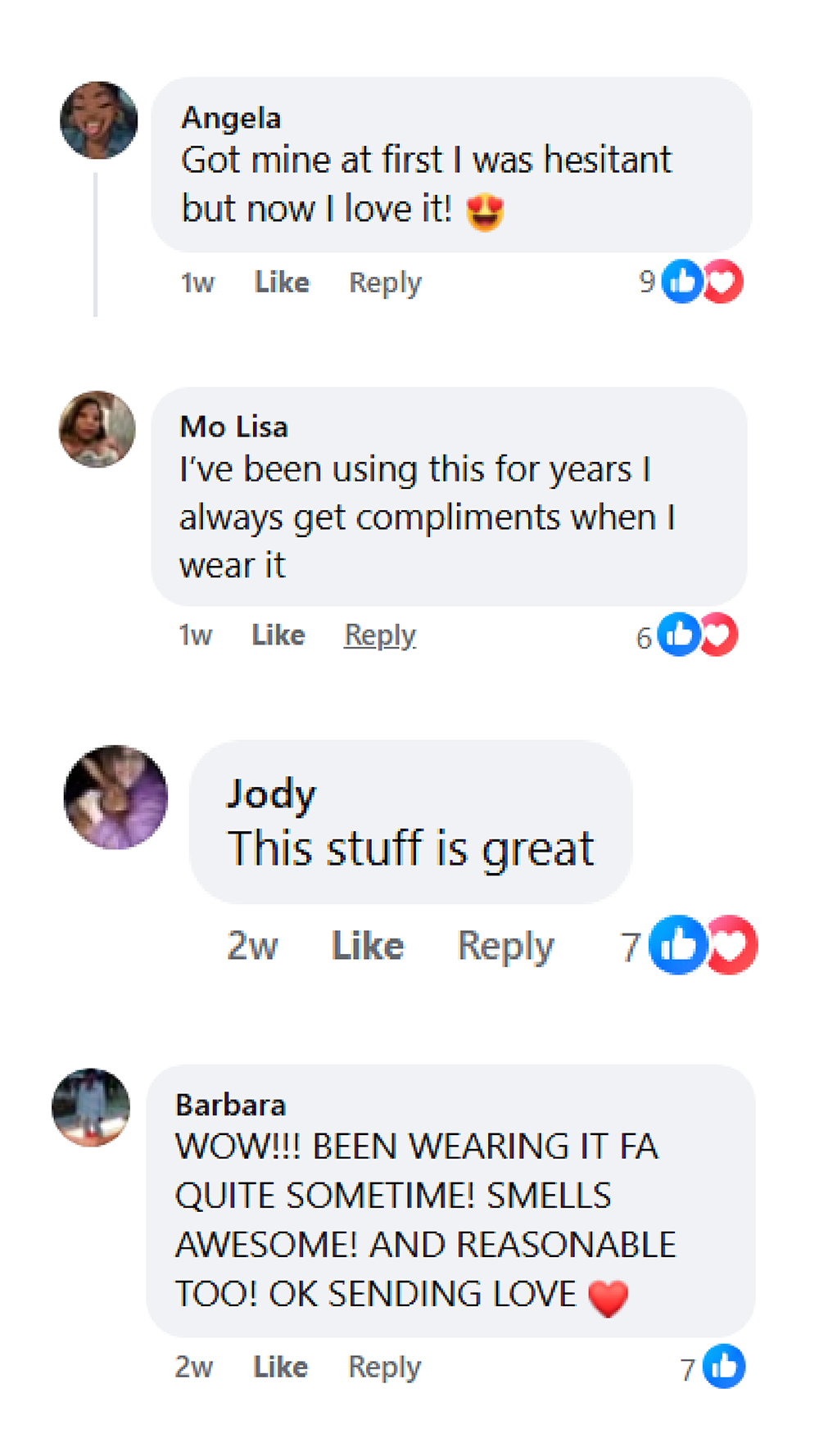 Verified GODA customer comment
